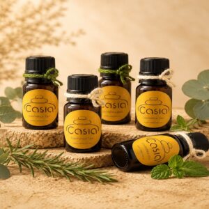 Aceite esencial puro de eucalipto, menta o romero