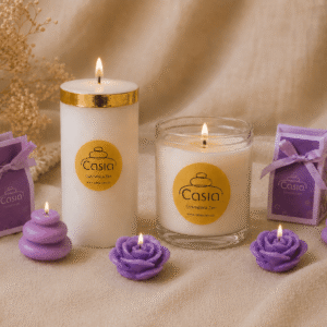 Velas artesanales y aromáticas